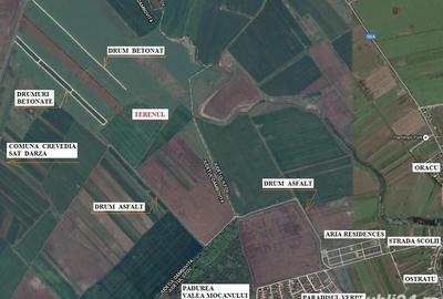 Teren de 11175 mp, în Crevedia
