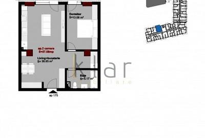 Apartament cu 2 camere semidecomandat, mobilat în Central - 7