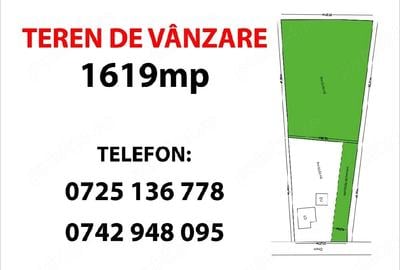 Teren de 1619 mp, în Feleacu
