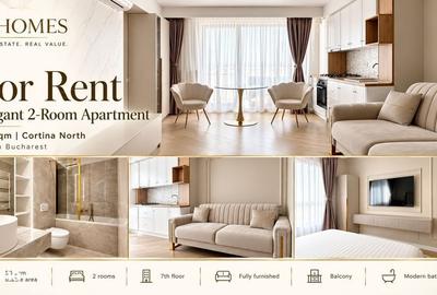 Apartament cu 2 camere, mobilat în Pipera