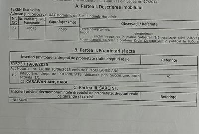 Teren de 2500 mp, în Central