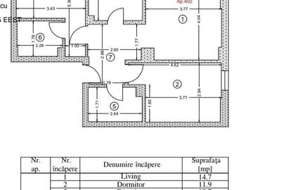 Apartament cu 3 camere decomandat în Central - 1
