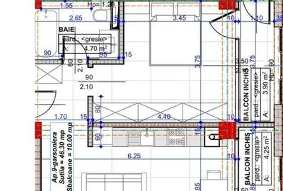 Apartament cu 2 camere decomandat în Central