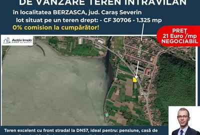 Teren agricol intravilan de 1473 mp, în Berzasca - 1