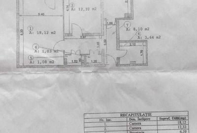 Apartament cu 2 camere decomandat în Domenii