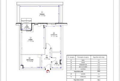 Apartament cu 2 camere semidecomandat în Torontalului - 1