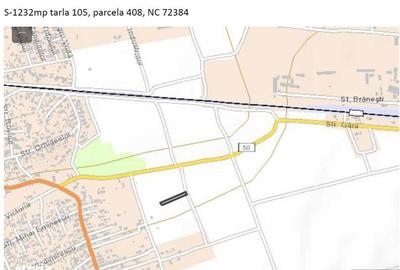 Teren de 1232 mp, în Brănești - 1