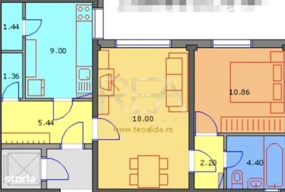 Apartament cu 2 camere semidecomandat în Drumul Taberei