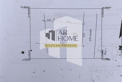Teren Construcții intravilan de 407 mp, în Ultracentral
