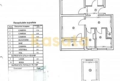 Apartament cu 3 camere decomandat în 1 Decembrie 1918