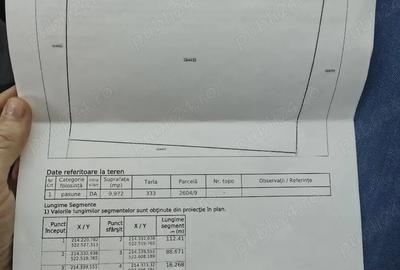 Teren de 9972 mp, în Sud