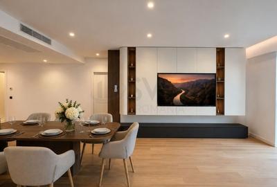 Apartament cu 4 camere decomandat, mobilat în Herăstrău