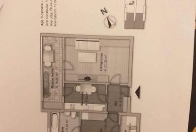 Apartament cu 3 camere decomandat în Dobroești