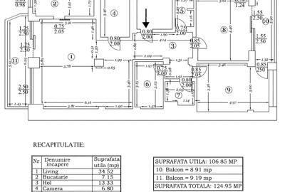 Apartament cu 4 camere decomandat, mobilat în Domenii - 16