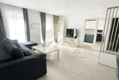 Apartament cu 2 camere semidecomandat, mobilat în Bună Ziua