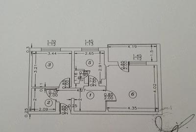 Apartament cu 2 camere decomandat în Central
