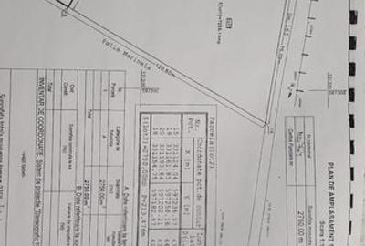 Teren de 2750 mp, în Central
