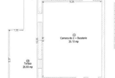 Apartament cu 3 camere în Girocului