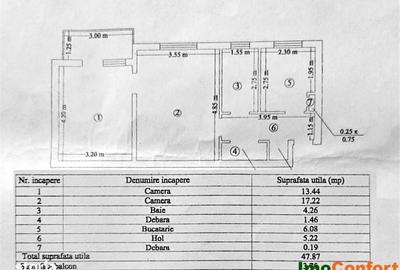 Apartament cu 2 camere în Tudor Vladimirescu