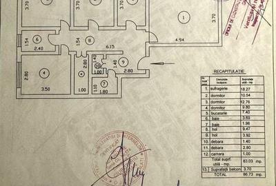 Apartament cu 4 camere decomandat în Micro 20 - 13