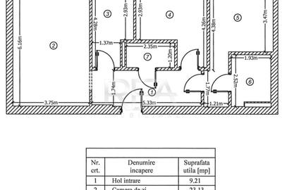 Apartament cu 3 camere decomandat, mobilat în Domenii