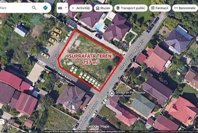 Teren de 757 mp, în Central