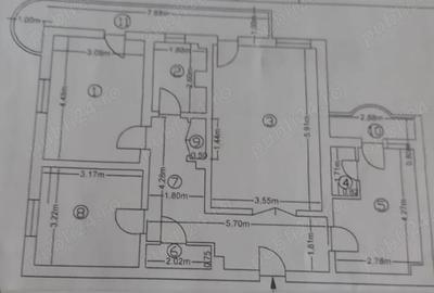 Apartament cu 3 camere decomandat în Turnu Măgurele - 2