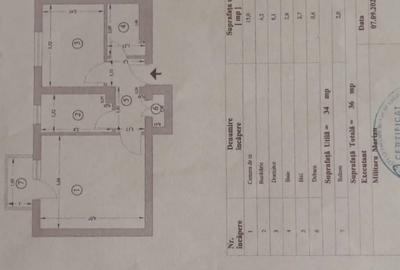 Apartament cu 2 camere decomandat în Central
