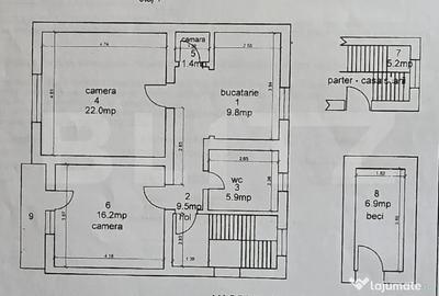 Casă cu 4 camere cu Teren 200 Mp în Odoreu - 2