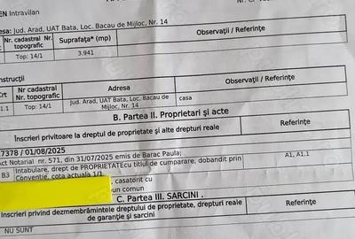 Casă cu Teren 3950 Mp în Bacău de Mijloc - 3