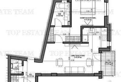Apartament cu 2 camere în Moșilor