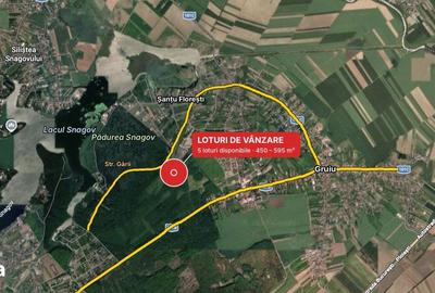 Teren de 500 mp, în Gruiu