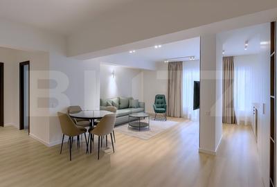 Apartament cu 2 camere semidecomandat, mobilat în Plopilor