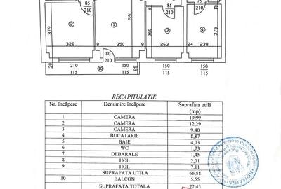 Apartament cu 3 camere semidecomandat în Drumul Taberei