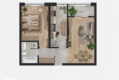 Apartament cu 2 camere decomandat în Militari - 3