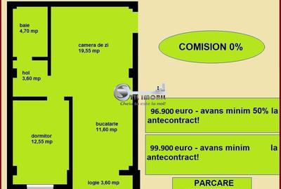 Apartament cu 2 camere în Valea Lupului - 14