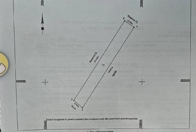 Teren de 4500 mp, în Frumoasa