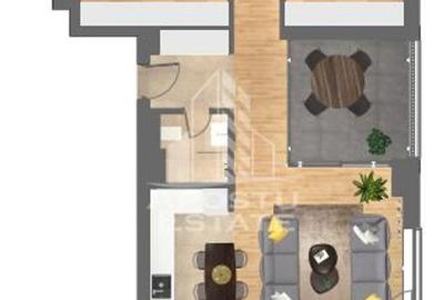 Apartament cu 3 camere decomandat în Central - 1