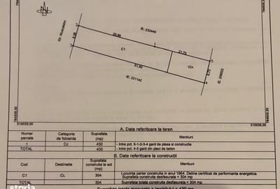 Casă cu 3 camere în Km 5