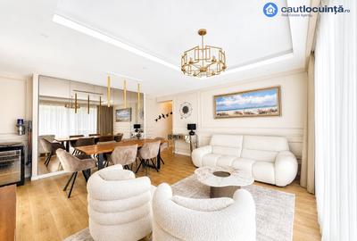 Apartament cu 4 camere decomandat, mobilat în Băneasa