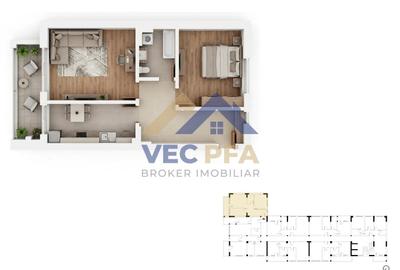 Apartament cu 2 camere în Central - 6