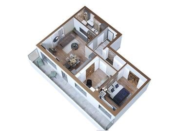 Apartament cu 3 camere în Copou - 2