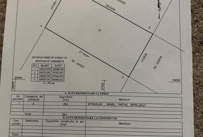 Teren de 394 mp, în Exterior Vest