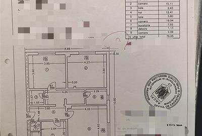 Apartament cu 3 camere decomandat în Cantacuzino - 1