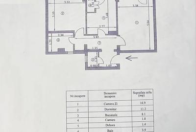 Apartament cu 2 camere decomandat, mobilat în Vidin-Progresul - 3