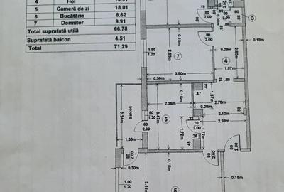 Apartament cu 3 camere decomandat în Ostroveni