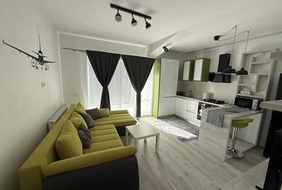 Apartament cu 2 camere semidecomandat, mobilat în Otopeni