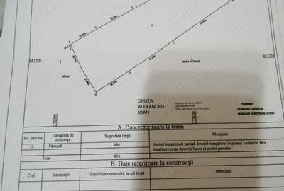 Teren de 4941 mp, în Central