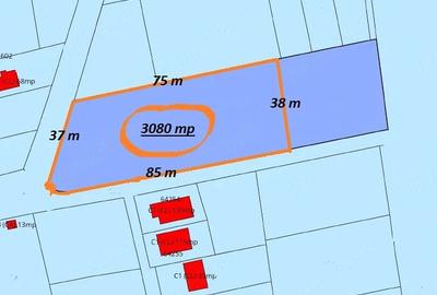 Teren de 3080 mp, în Vadu Anei