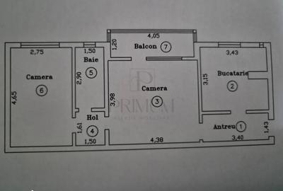 Apartament cu 2 camere semidecomandat, mobilat în Soarelui